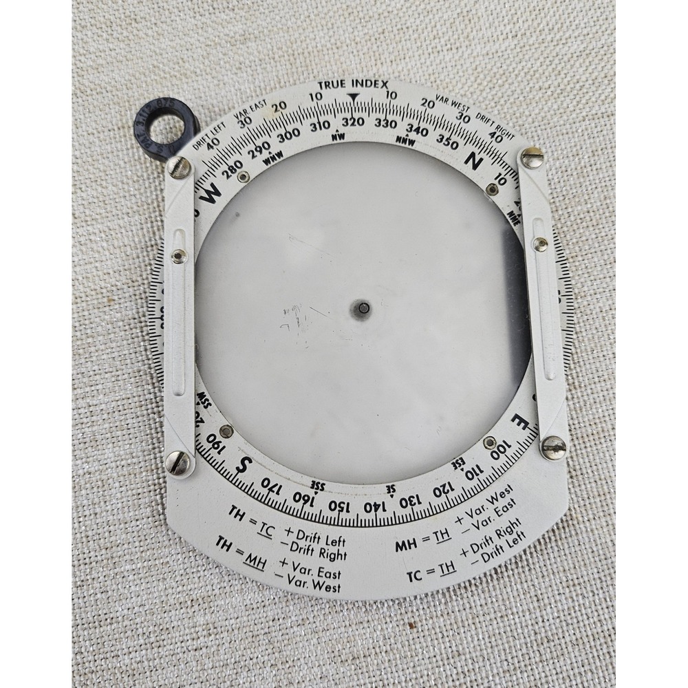 Vintage Flight Computer Plotter Protractor Navigation Pilot Aviation Tools Set - Picture 5 of 10